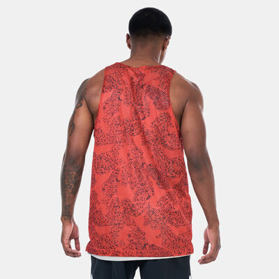 نايكي تيشيرت كرة السّلة ستاندرد ايشيو ريفيرسبال للرجال أحمر