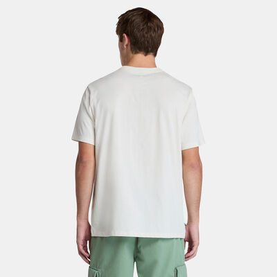 تمبرلاند تيشيرت TIMBS جرافيك للرجال أبيض