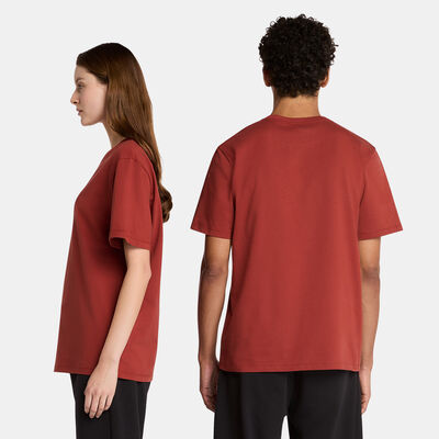 تمبرلاند تيشيرت بشعار صغير للرجال برتقالي