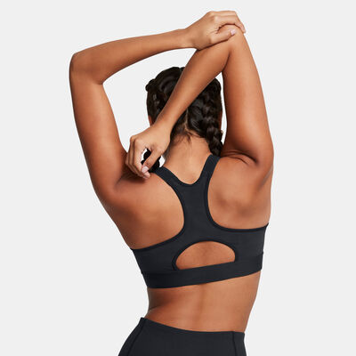 اندر ارمر صدرية رياضية هيتجير أرمور بدعم عالي للنساء أسود