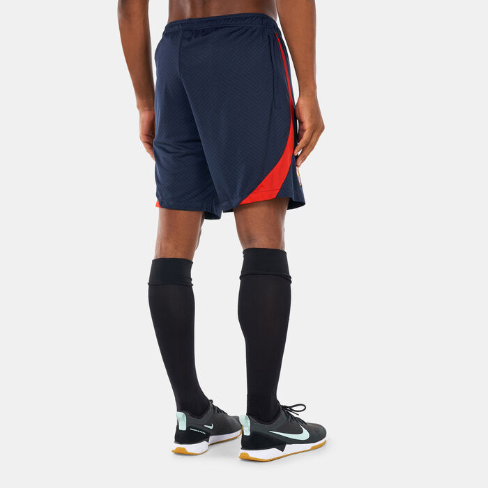 نايكي شورت F.C.برشلونة سترايك دراي-فِت فوتبول للرجال أزرق image number 1