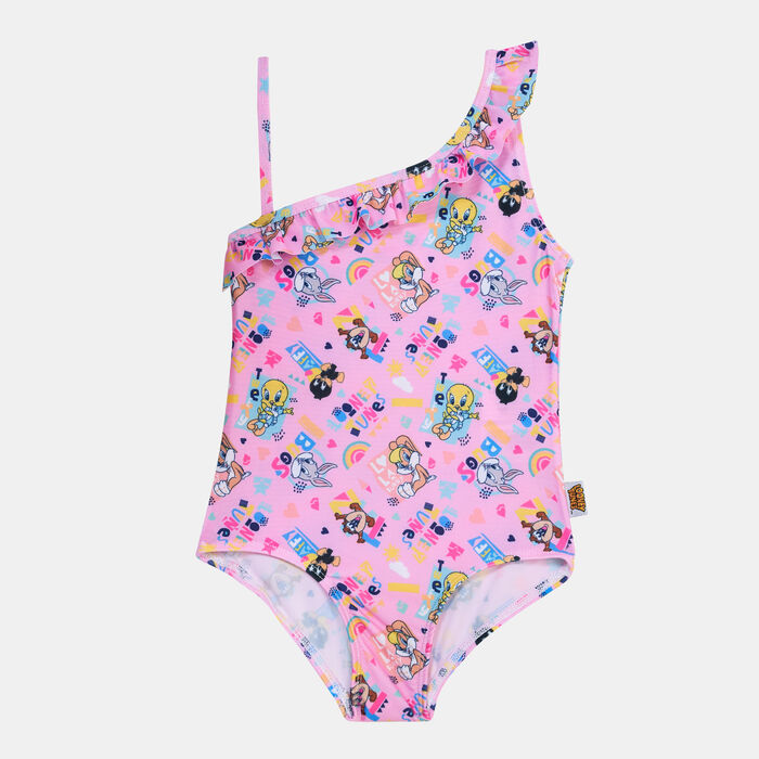 كويغا بدلة السباحة فريل قطعة واحدة للاطفال الرضع وردي image number 0