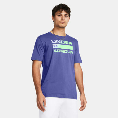 اندر ارمر تيشيرت تيم ايشو ووردمارك للرجال بنفسجي