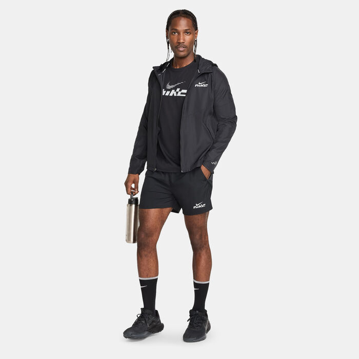 نايكي شورت الجري تشالنجر فلاش دراي-فت للرجال أسود image number 1