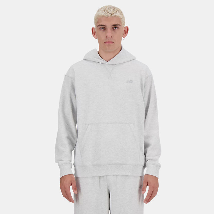 نيو بالانس هودي أثليتكس من قماش فرينش تيري للرجال رمادي image number 0