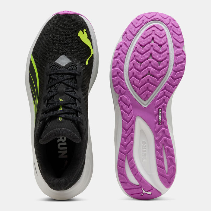 بوما حذاء الجري إليكتريفاي NITRO 4 للنساء أسود image number 3