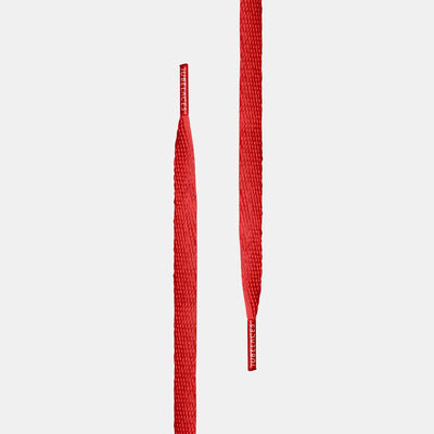 تيوبليسز رباط حذاء مسطح (5 قطع) أحمر