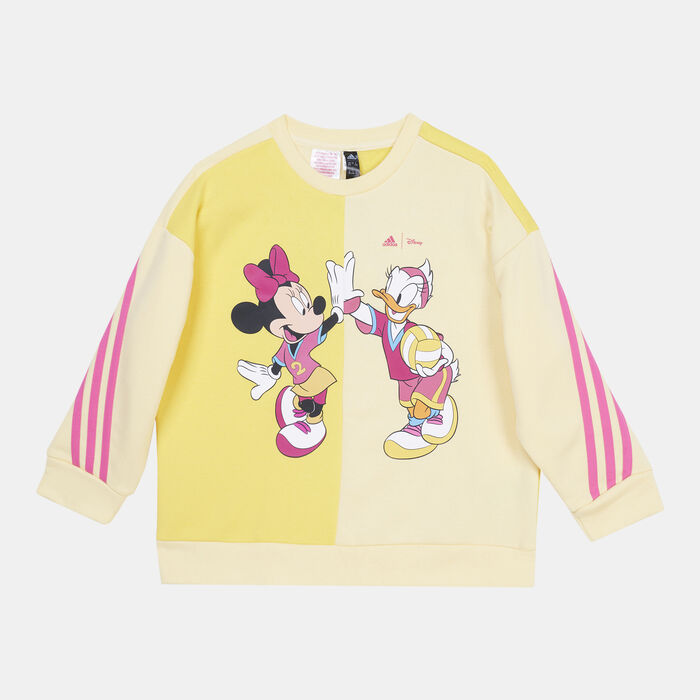 اديداس سويت شيرت ديزي داك للاطفال أصفر image number 0