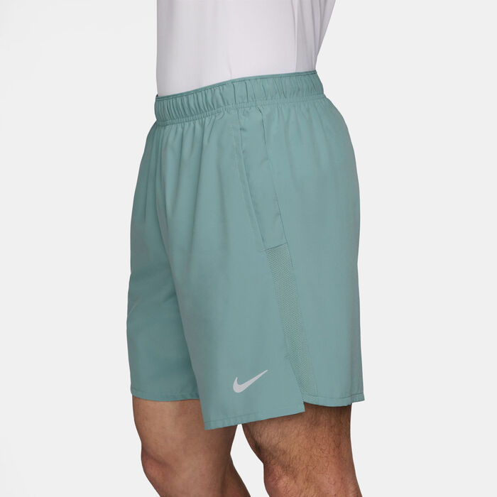 نايكي شورت الجري تشالنجر دراي-فت أنلايند للرجال أخضر image number 2
