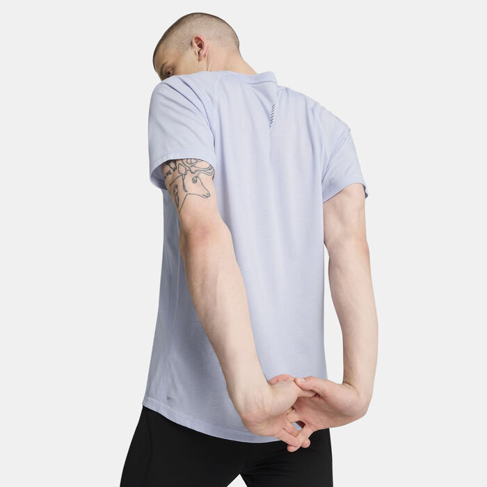 بوما تيشيرت الجري VELOCITY تراي-بليند للرجال رمادي image number 1