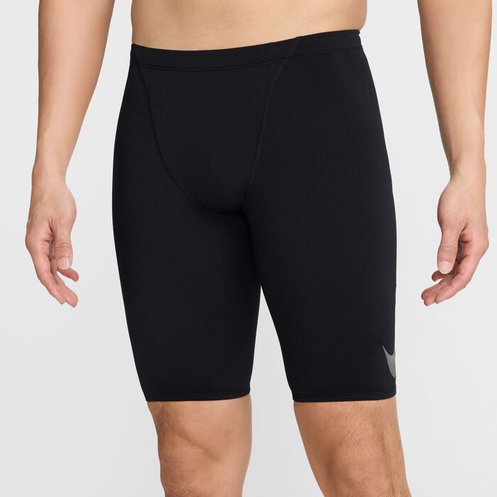 نايك سويم هايدراسترونج بدلة السباحة بطبعات جرافيكية متعددة للرجال أسود image number 5