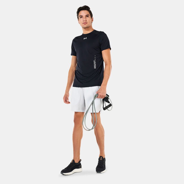 اندر ارمر شورت التمرين فانيش للرجال رمادي image number 2