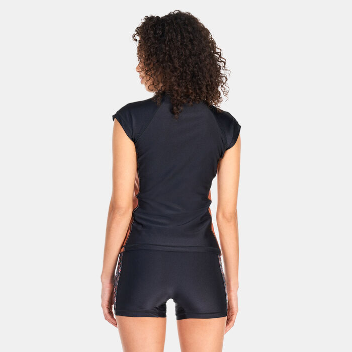 كويغا راشجارد برينتد للنساء أسود image number 1