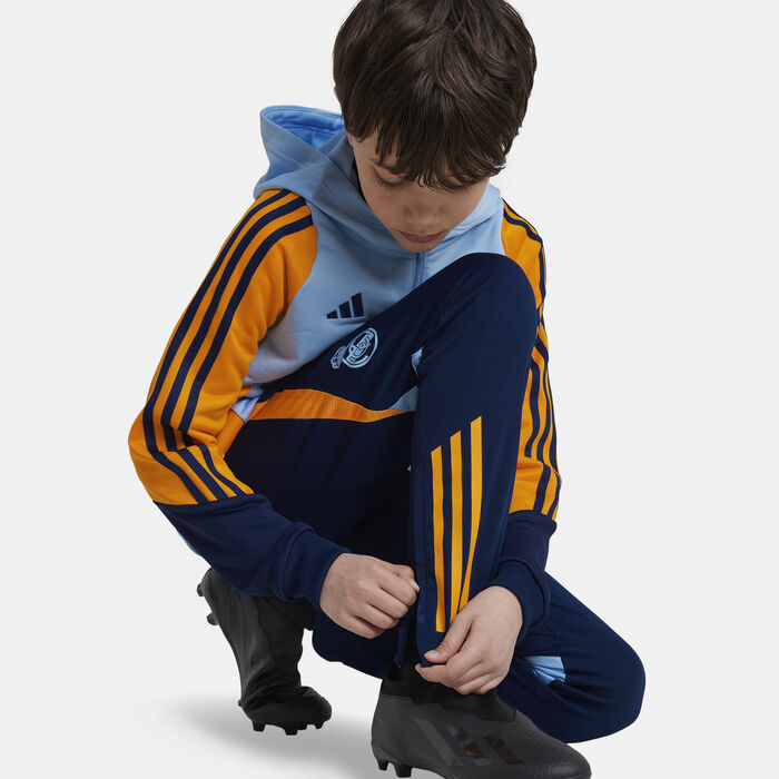 اديداس بنطال كرة القدم التمرين ريال مدريد تيرو 24 كومبيتيشن للاطفال أزرق image number 3