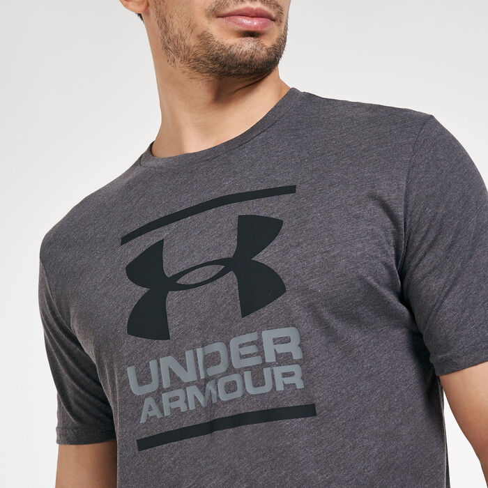 اندر ارمر تيشيرت جي-ال فاونديشن للرجال رمادي image number 3