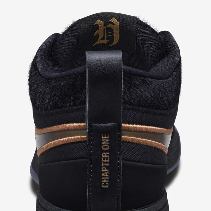 نايكي حذاء كرة السلة بوك 1 للرجال أسود image number 8