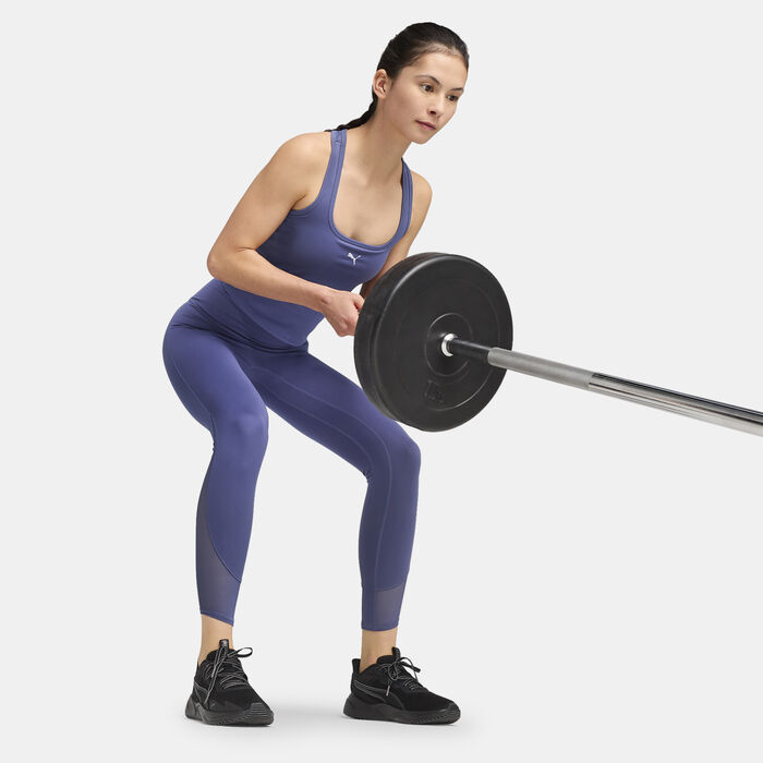 بوما تيشيرت تانك CLOUDSPUN مش 2 في 1 للنساء بنفسجي image number 2