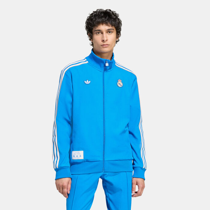 اديداس جاكيت رياضي ريال مدريد تراس آيكونز للرجال أزرق image number 0