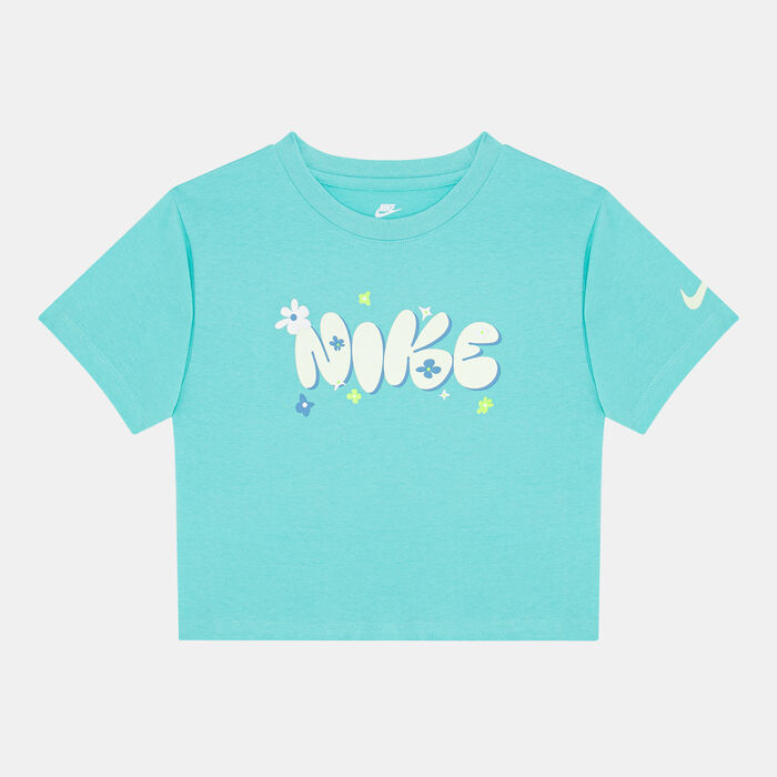 نايكي تيشيرت إزي جرافيك للاطفال أخضر image number 0