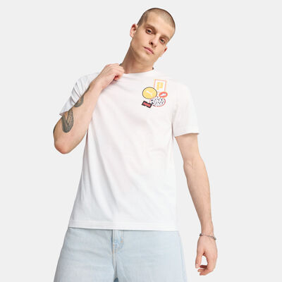 بوما تيشيرت جرافيكس أيقون للرجال أبيض