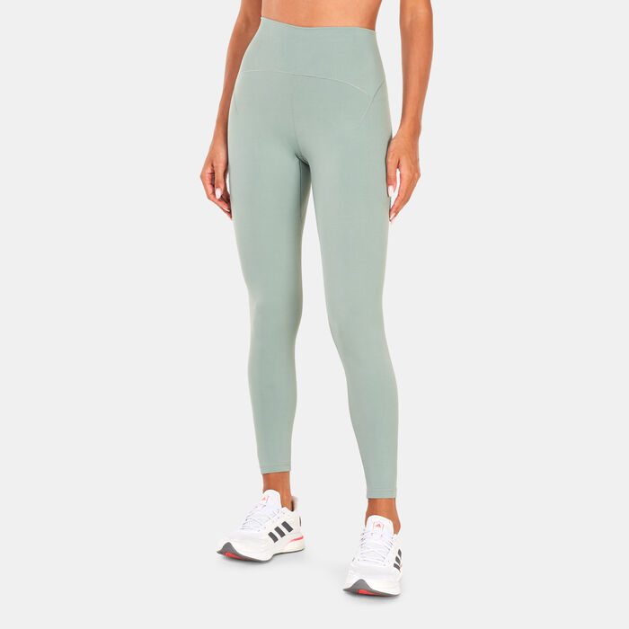 اديداس ليقنز يوجا ستوديو لوكس 7/8 للنساء أخضر image number 0