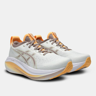 اسيكس حذاء الجري جيل نيمبوس 27 للنساء أبيض