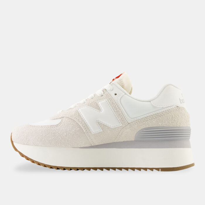نيو بالانس حذاء 574+ للنساء بنى image number 6