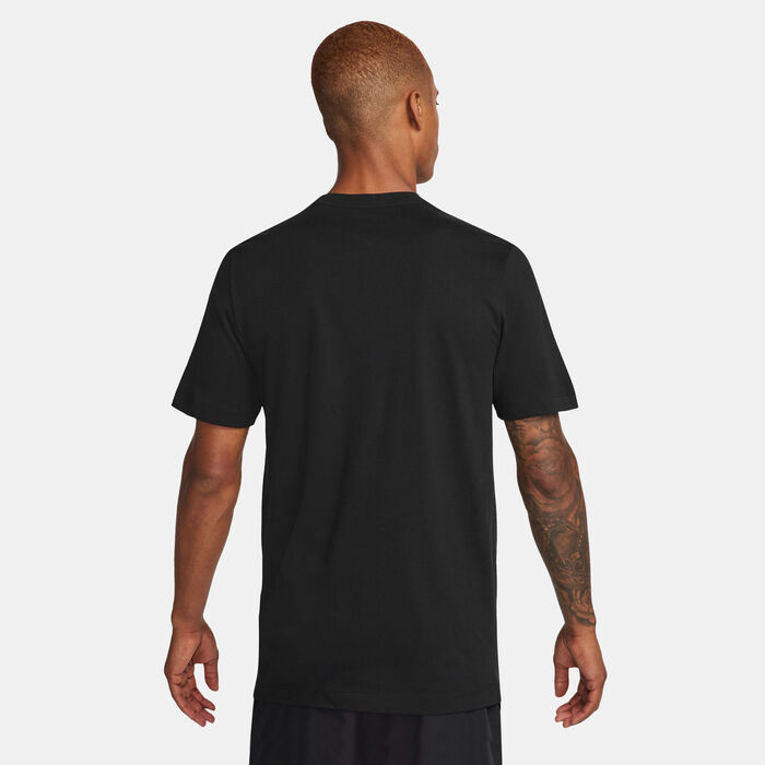 نايكي تيشيرت الجري دراي-فت للرجال أسود image number 1