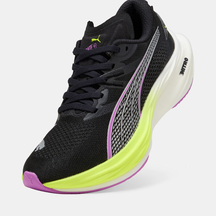 بوما حذاء الجري ديفييت NITRO 3 للنساء أسود image number 4