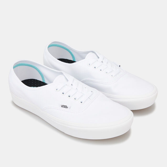 فانس حذاء هاف بيج تشيكر كومفي كوش اوثنتيك للرجال و النساء أبيض image number 2