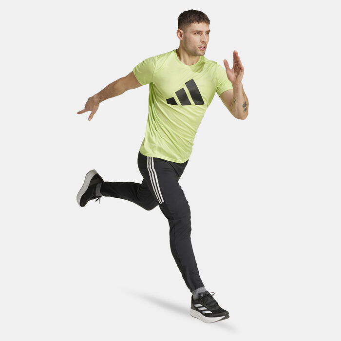 اديداس تيشيرت رن إت للرجال أخضر image number 2