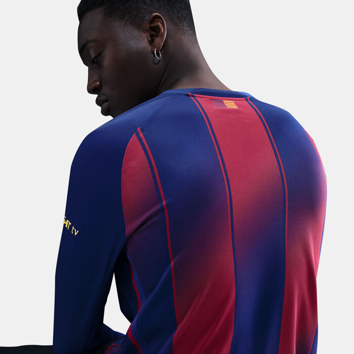 نايكي تيشيرت كرة القدم برشلونة 25/26 هوم ريبليكا للرجال أزرق image number 5