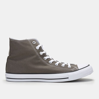 كونفرس حذاء تشاك تيلور اول ستار بالرقبة العالية للرجال و النساء رمادي