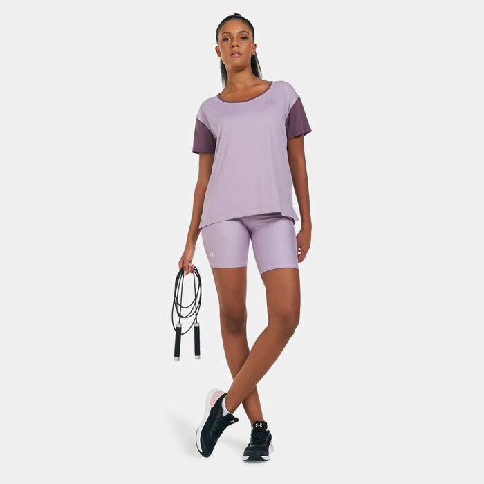 اندر ارمر شورت هيت جير ارمر بايك للنساء بنفسجي image number 2