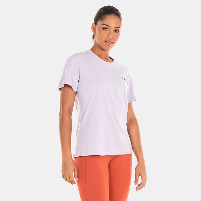 اديداس تيشيرت تيركس ماونتن فن جرافيك للنساء بنفسجي image number 0