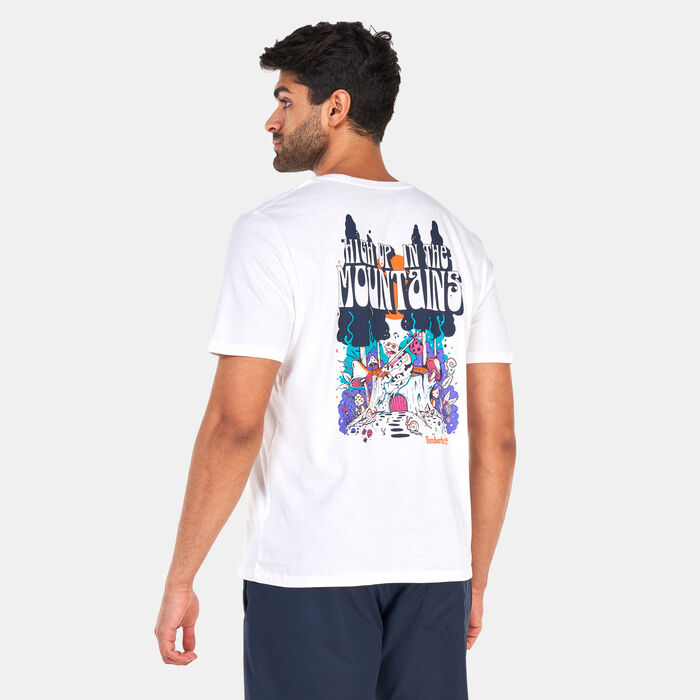 تمبرلاند تيشيرت هاي اب ان ذا ماونتن للرجال أبيض image number 1