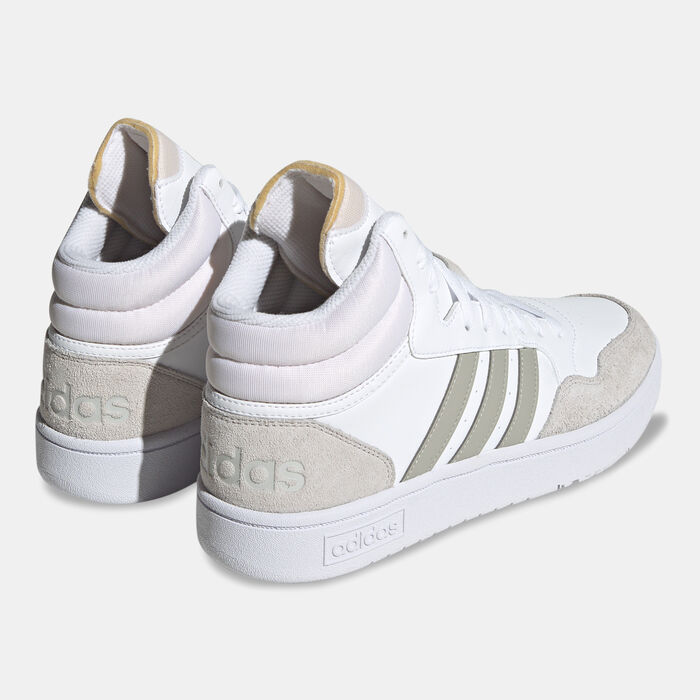 اديداس حذاء هوبس 3.0 كلاسيك فينتيدج ميد للرجال أبيض image number 2