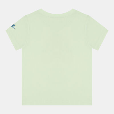 نايكي تيشيرت برينتد كلوب جرافيك للاطفال أصفر