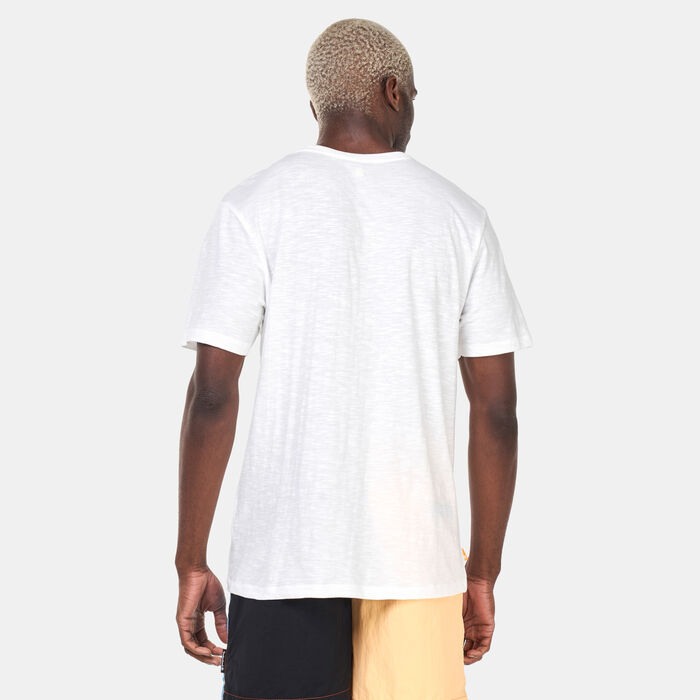 تمبرلاند تيشيرت براند كارير فرونت برينت جرافيك للرجال أبيض image number 1