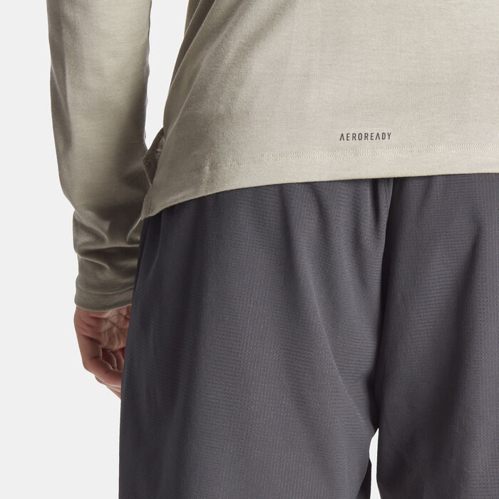 اديداس تيشيرت التمرين ووركاوت للرجال بنى image number 4