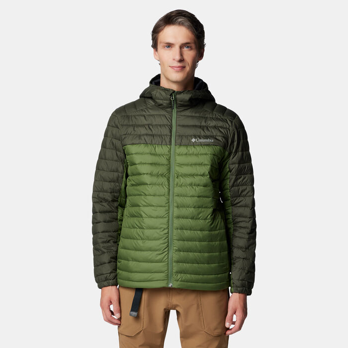 كولومبيا جاكيت سيلفر فولز II هوديد للرجال أخضر image number 0