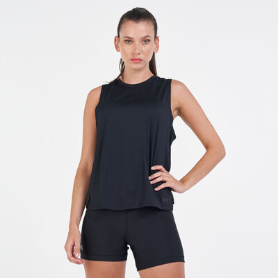 اندر ارمر تيشيرت UA راش تانك للنساء أسود