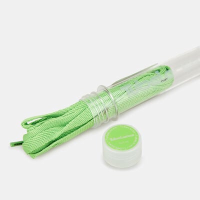 تيوبليسز رباط حذاء مسطح (5 قطع) أخضر