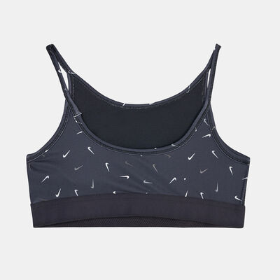 نايكي صدرية رياضية دراي-فت تروفي بدعم متوسط للاطفال الكبار أسود