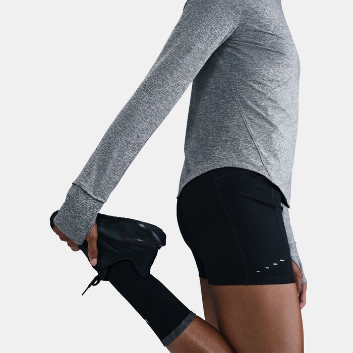 نايكي تيشيرت الجري سويفت دراي-فت UV للنساء رمادي image number 5