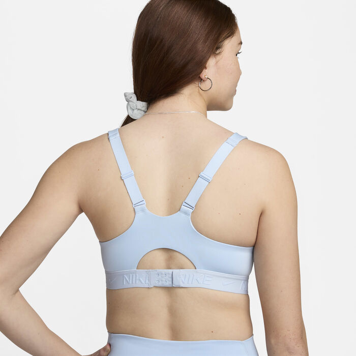 نايكي صدرية رياضية للتمرين بدعم عالٍ إندي للنساء أزرق image number 1