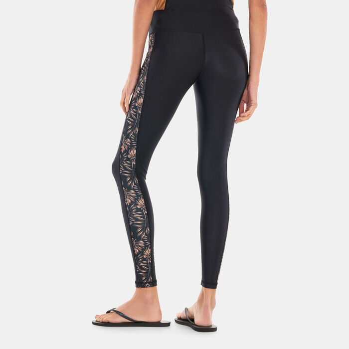 كويغا ليقنز السباحة بطول كامل للنساء أسود image number 1