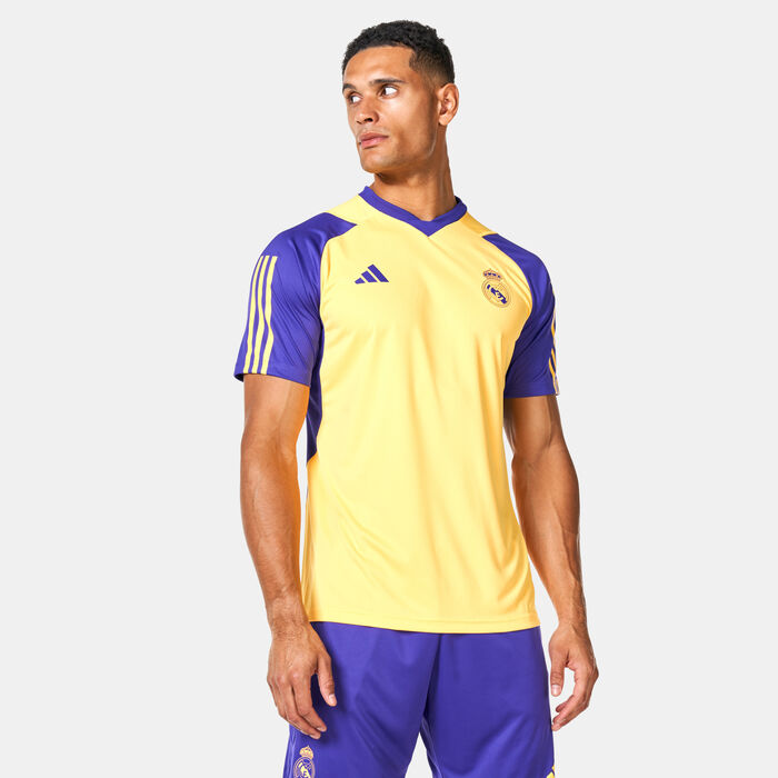 اديداس تيشيرت كرة القدم ريال مدريد تيرو 23 ترينينج للرجال أزرق image number 0