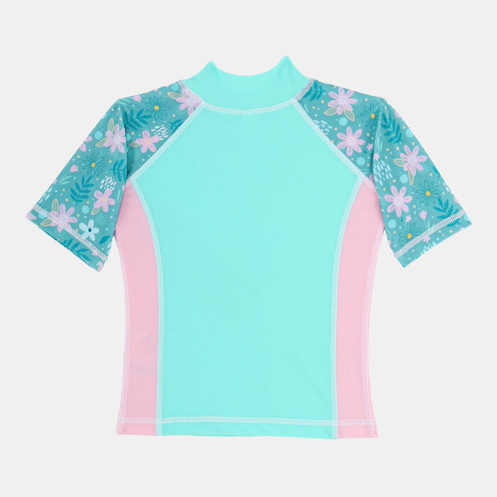 كويغا تيشيرت السباحة سويمينغ للأطفال أخضر image number 1