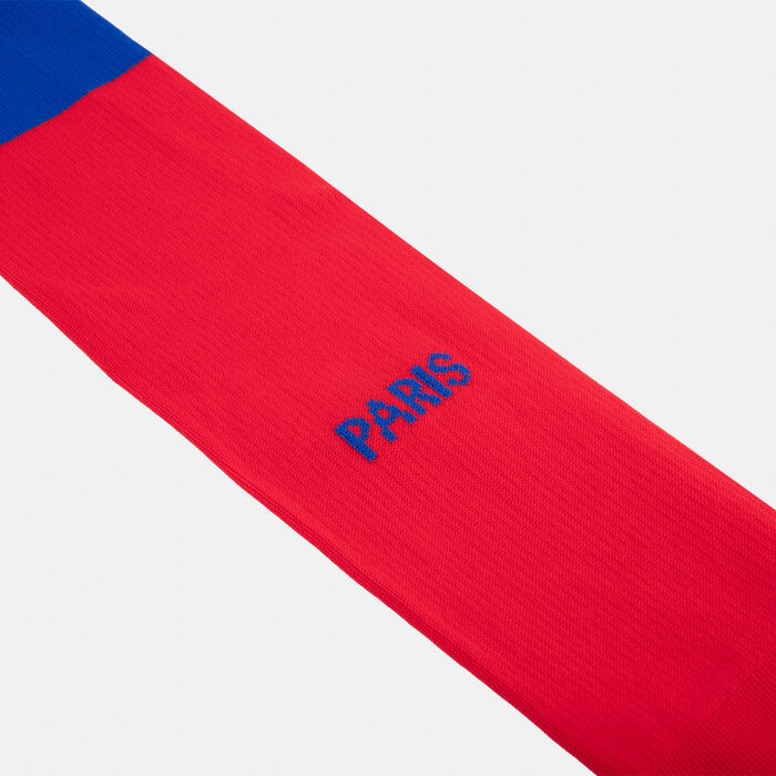 نايكي جوارب كرة القدم باريس سان جيرمان ثيرد سترايك أوفر-ذا-كالف أحمر image number 1
